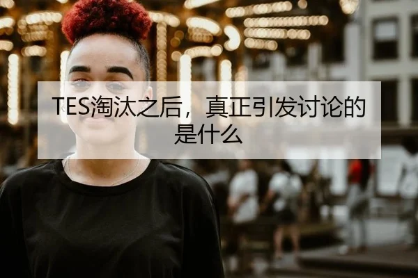 TES淘汰之后，真正引发讨论的是什么
